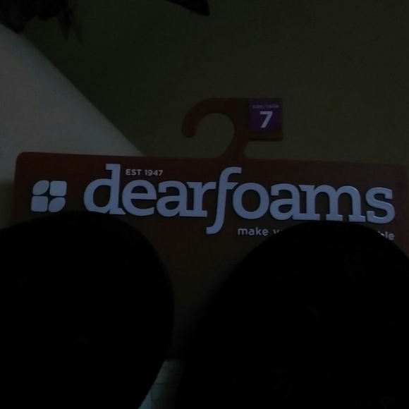 NWT Black Slippers - Picture 2 of 2